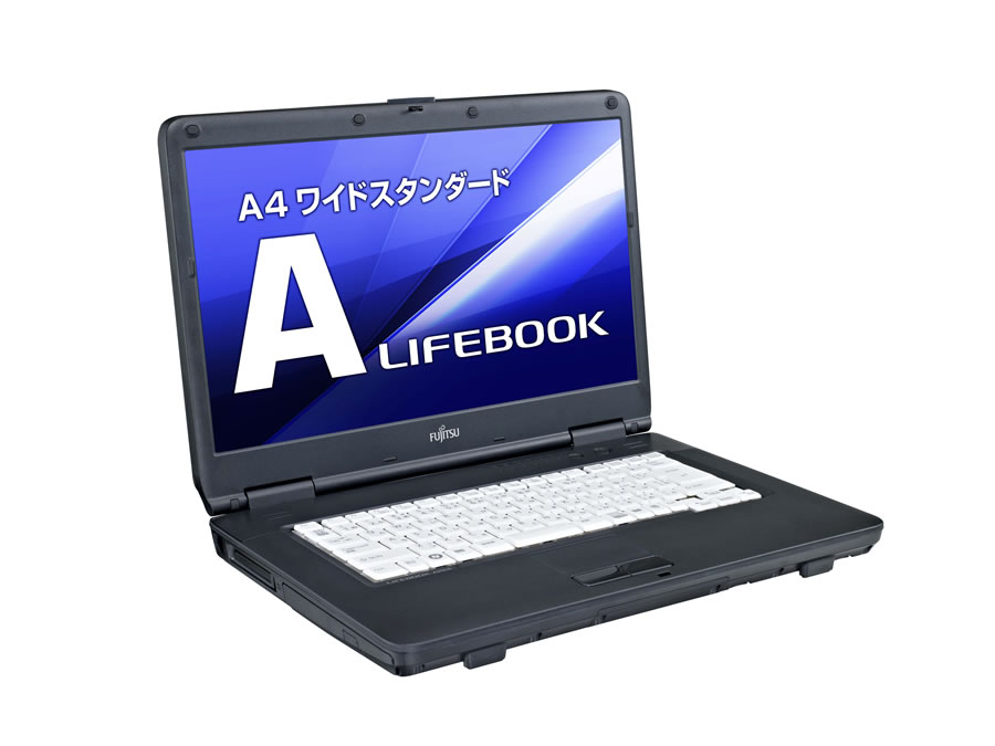 15.6�C���`���C�h�t���𓋍ڂ���A4�T�C�Y�̃X�^���_�[�h�@�uLIFEBOOK A550/A�v�uLIFEBOOK A540/A�v�i➑̂͋��ʃf�U�C���j