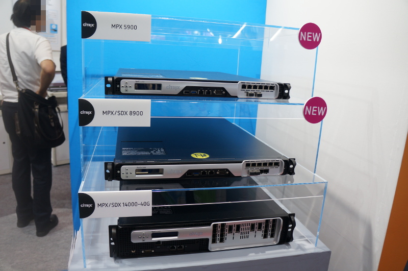 シトリックスはNetScaler製品群を展示、新エントリーモデルやSD-WAN