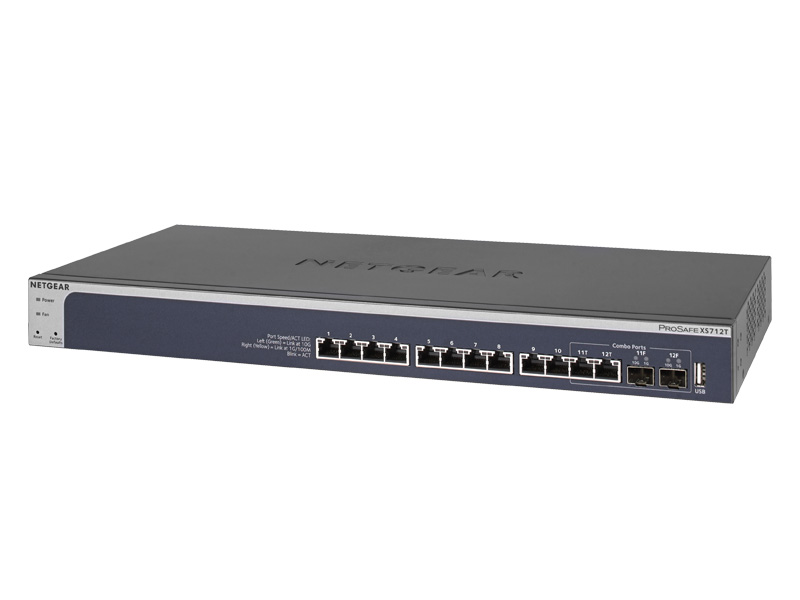 XS712T 12ポート10G　L2+スマートプロマネジメントスイッチ Amazon.com: NETGEAR ProSAFE XS712T 12-Port 10GBase-T Gigabit