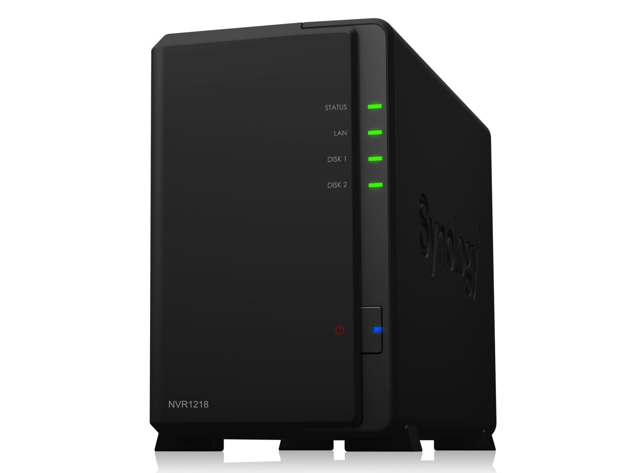 Synology NVR1218 (USBトングル付) Synology、NASキット型監視カメラ管理ソリューション「Network Video