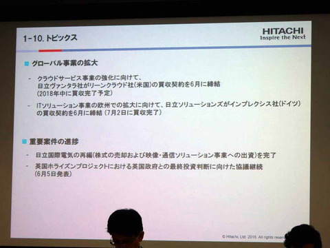日立の18年度第1四半期連結業績は増収増益 情報 通信や社会 産業が好調 クラウド Watch