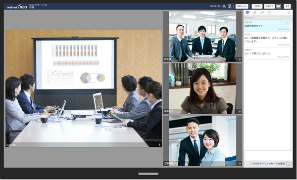 ネオジャパン Web会議機能を統合したグループウェア Desknet S Neo V5 0 クラウド Watch