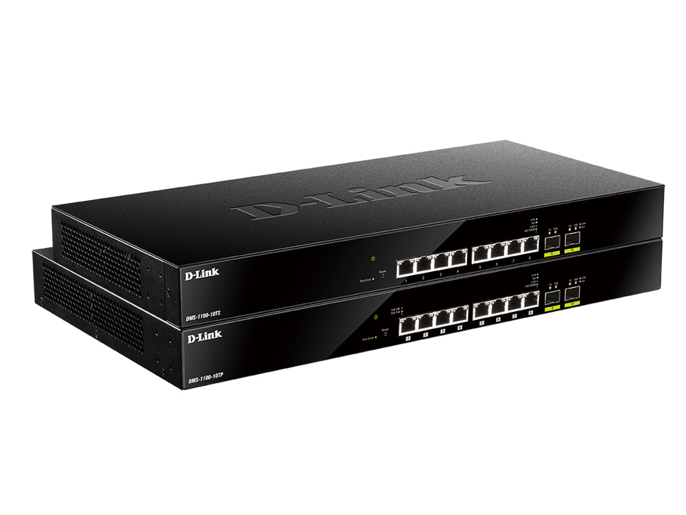 ルーター・ネットワーク機器 D-Link DMS-1100-10TS D-Link、2.5GBASE-T対応のEasyスマートスイッチ「DMS-1100シリーズ