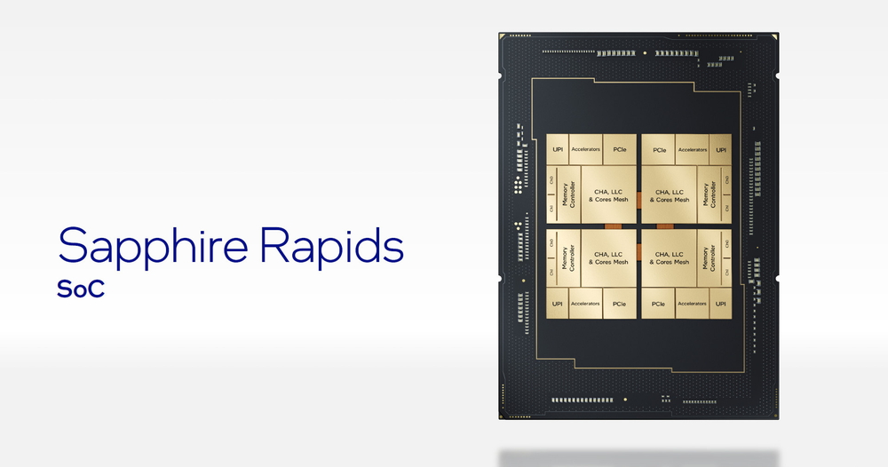 Intel、次世代DC向けプロセッサ「Sapphire Rapids」の概要を発表　4タイルを1パッケージに実装、DL演算向け新命令AMXに対応