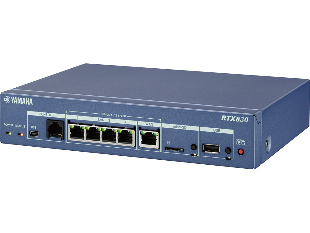 ヤマハ、VPNルータ「RTX830」のVPN同時接続数などを拡張するライセンス