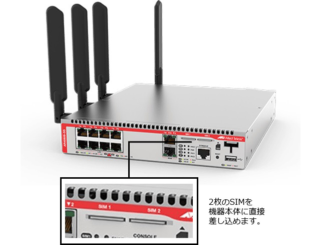 アライドテレシス VPNアクセスルーター AT-AR1050VPC/タブレット