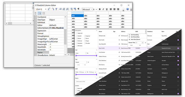 グレープシティのUIコンポーネントセット「ComponentOne」、.NET 7に