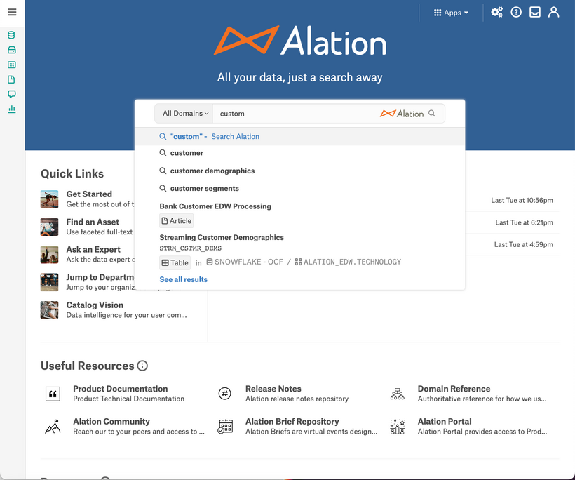 CTC、データカタログ製品「Alation Data Catalog」を国内で提供 - クラウド Watch
