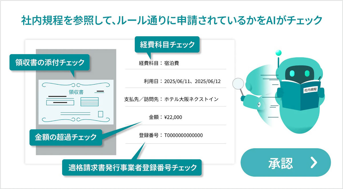 TOKIUM、立替経費の一次承認をAIエージェントが代行するサービス