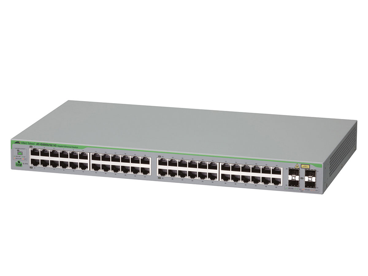 アライドテレシス、48基の1000BASE-Tポートを備えたレイヤ2