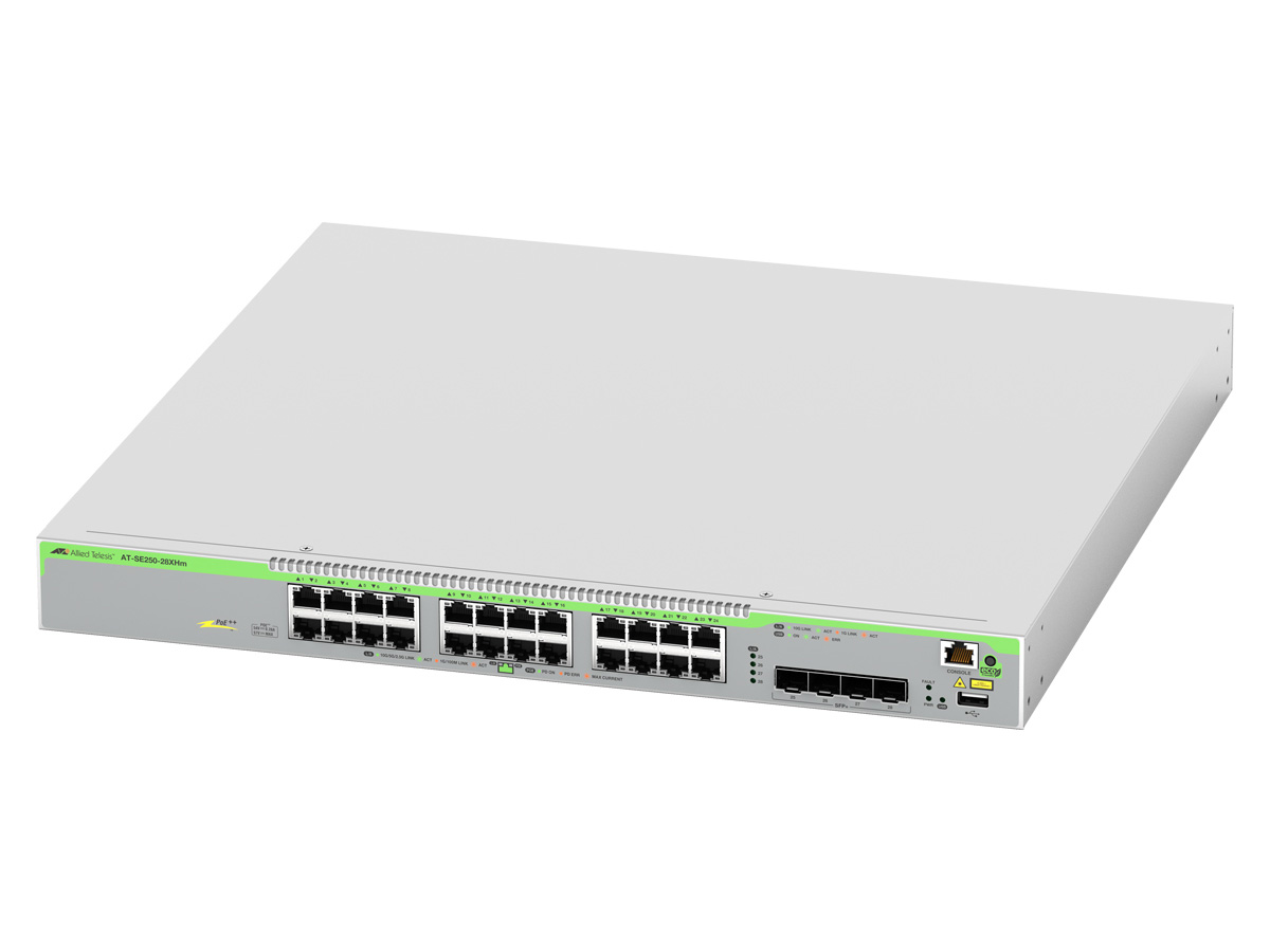 アライド10GHUB アライドテレシス、全ポート10GbE対応のレイヤ2スイッチ「AT-SE250
